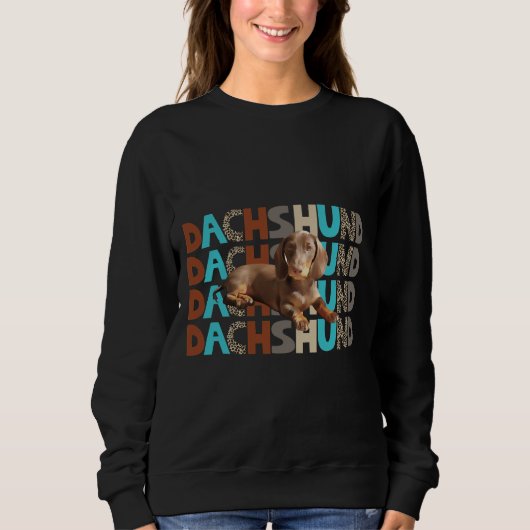 Sweatshirt Dachshund Doggo (Devant)
