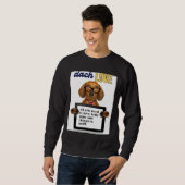 Sweatshirt Dachshund Love 430 (Devant entier)