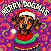Sweatshirt Dachshund Merry Dogmas