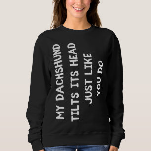 Sweatshirt Dachshund Mignonne Femmes Hommes Enfants