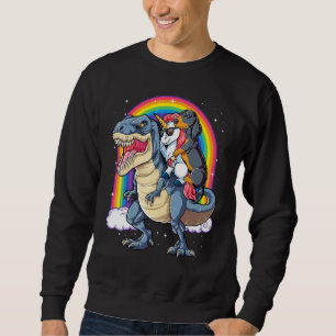 Sweatshirt Dachshund Unicorn équitation Dinosaur T Rex Girls 