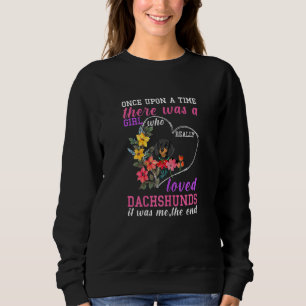 Sweatshirt Dachshund Womens Wiener Doxie Chien Doggy Pup