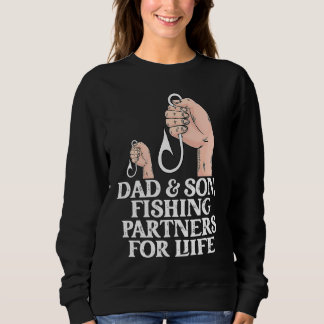 Sweatshirt Dad And Son Fishing Partners  Fishing  Fathers Day