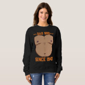 Sweatshirt Dad Bod Since 1943 Father s Day Beer Belly (Devant entier)