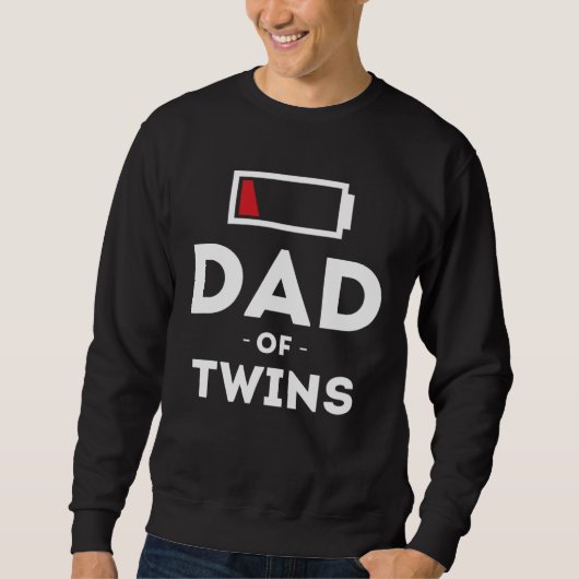 Sweatshirt Dad of Twins Clothing for Father Husband Dad Men (Devant)