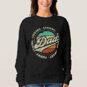 Sweatshirt Dad Retro Sunset (Devant)