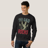 Sweatshirt Dad Ukulele Player Father's Day Ukulele Daddy Ukul (Devant entier)