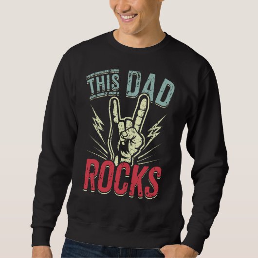 Sweatshirt Dad Ukulele Player Father's Day Ukulele Daddy Ukul (Devant)