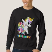 Sweatshirt Dadacorn Unicorn Daddy Boys Girls Toddle (Devant)