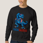 Sweatshirt Dadasaurus Rex Dinosaur Dada Saurus Father Day 4th (Devant)