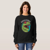 Sweatshirt Dadasaurus T Rex Dinosaur Dada Saurus (Devant entier)