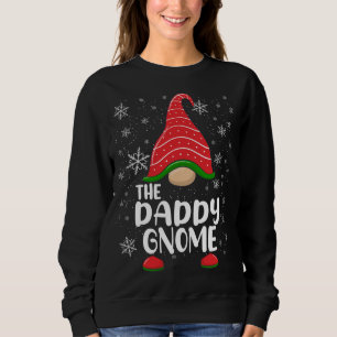 Sweatshirt Daddy Gnome Funny Matching Christmas Family Pa