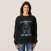 Sweatshirt Daddy In The Sheets Funny Alpha Werewolf Mème (Devant entier)