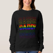 Sweatshirt Daddy LGBT Gay Pride Month LGBTQ Father s Day Rain (Devant)