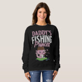 Sweatshirt Daddy s Fishing Buddy Fisherman Little Girl Daught (Devant entier)