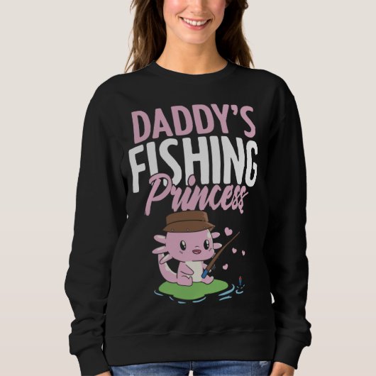 Sweatshirt Daddy s Fishing Buddy Fisherman Little Girl Daught (Devant)