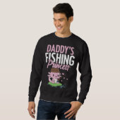 Sweatshirt Daddy s Fishing Buddy Fisherman Little Girl Daught (Devant entier)