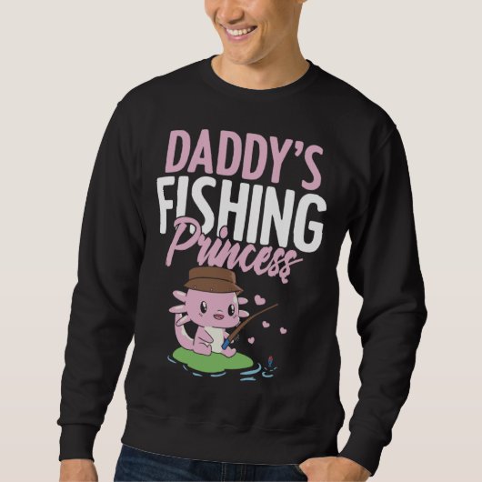 Sweatshirt Daddy s Fishing Buddy Fisherman Little Girl Daught (Devant)