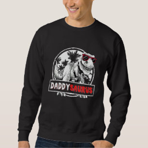 Sweatshirt Daddy Saurus Rex Dinosaur Fête des pères Famille M