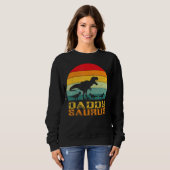 Sweatshirt Daddysaurus Rex Daddy Dinosaur Fête des pères 2022 (Devant entier)