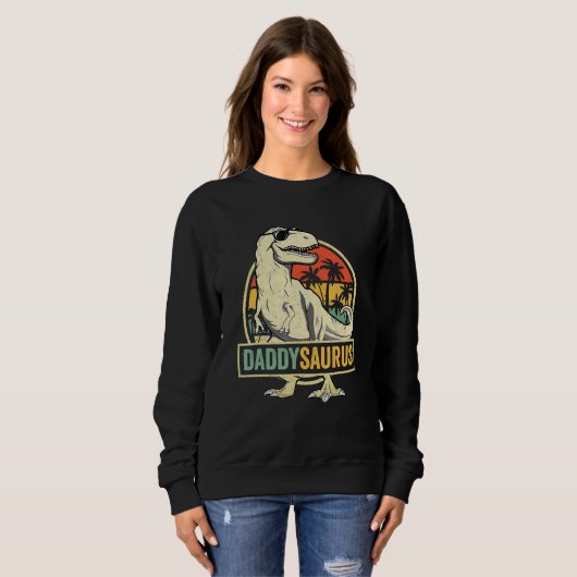 Sweatshirt Daddysaurus Rex Dinosaur Daddy Saurus Family Match (Devant entier)