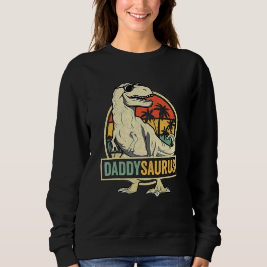 Sweatshirt Daddysaurus Rex Dinosaur Daddy Saurus Family Match (Devant)