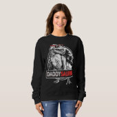 Sweatshirt Daddysaurus Rex Dinosaur Papa Saurus Fam Père (Devant entier)