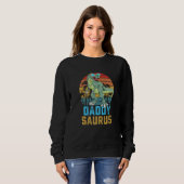 Sweatshirt Daddysaurus T Rex Dinosaur Daddy Saurus Famille Ma (Devant entier)