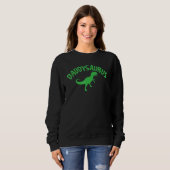 Sweatshirt Daddyssaurus Père Design graphique (Devant entier)