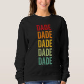 Sweatshirt Dade County Missouri Rainbow Text Design (Devant)