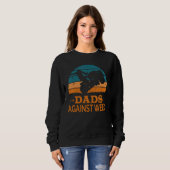 Sweatshirt Dads Against Weed Funny Gardening Lawn Mowing Lawn (Devant entier)
