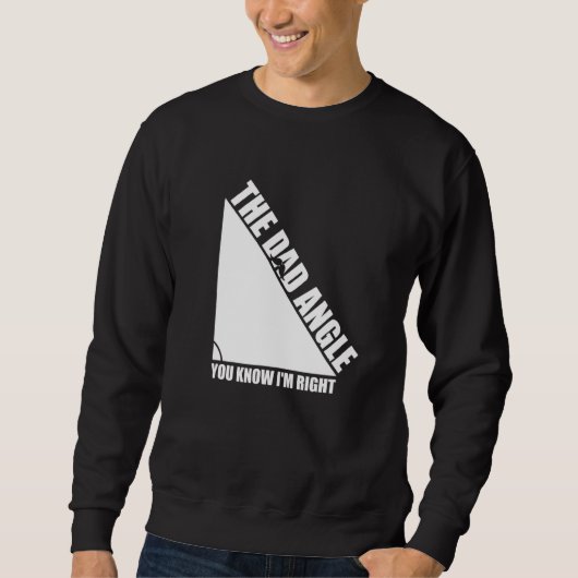Sweatshirt Dads Angle Amour Math Fête des pères Géométrie Vou (Devant)
