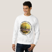 Sweatshirt d'adulte de Great Smoky Mountains NP (Devant entier)