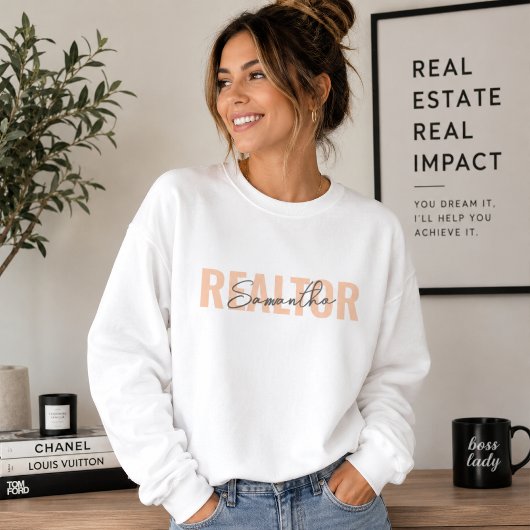 Sweatshirt d'agent immobilier | Pullover d'agent i