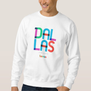 Sweatshirt Dallas Texas Mid Century, Pop Art,