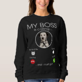 Sweatshirt Dalmatian my Boss (Devant)