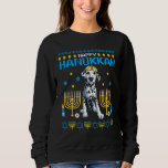 Sweatshirt Dalmatien Chanukah Juif Laide Hanoukka Sweater Pa<br><div class="desc">Pajama de chanoukoh juif laide Hanoukka Sweater en Dalmatie.</div>