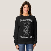 Sweatshirt Dalmore Bay Hebrides Scotland 2023 Surfing Souveni (Devant entier)