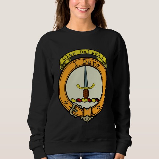 Sweatshirt Dalzell Clan Scottish Crest (Devant)