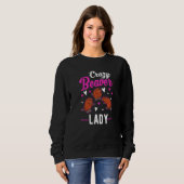 Sweatshirt Dame Crazy Beaver (Devant entier)