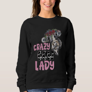 SWEATSHIRT DAME DE VACHE CRAZY