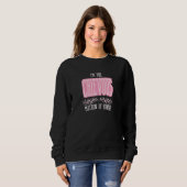 Sweatshirt Dame d'honneur Chievous Correspondant au Mariage (Devant entier)