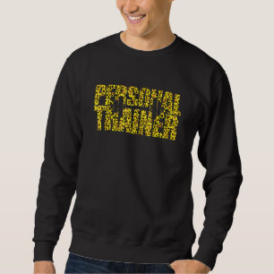 Sweatshirt Dame ENTRAÎNEUR PERSONNEL Coach Fitness Équipe Ins
