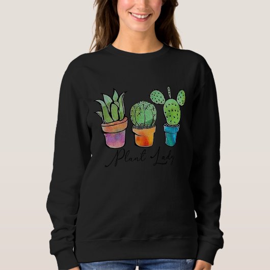 Sweatshirt Dame plante (Devant)