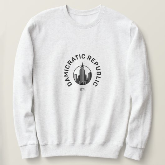 Sweatshirt Damicratique (Design devant)