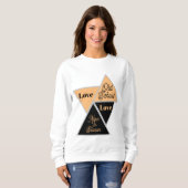 Sweatshirt d'amour et de saison (Devant entier)