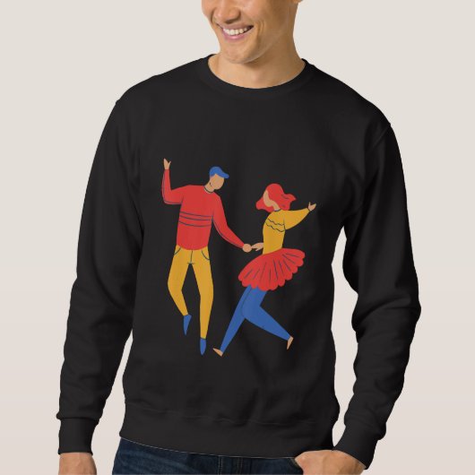 Sweatshirt Dance Dancer Dancing Couple Dance Dance Class Cute (Devant)