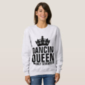 SWEATSHIRT DANCIN' QUEEN SEULEMENT SEPT-SEPT TEE - SHIRTS VIN (Devant entier)