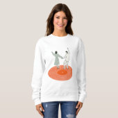 Sweatshirt Dancing Couple Wall Art Print, Retro Record Player (Devant entier)