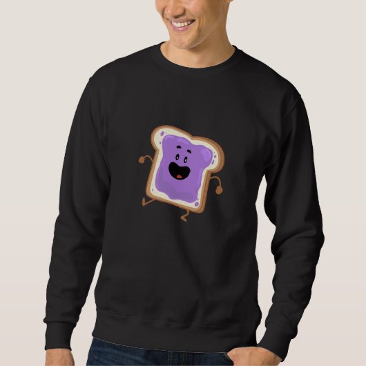 Sweatshirt Dancing Jelly Peanut Butter and Jelly  1 (Devant)